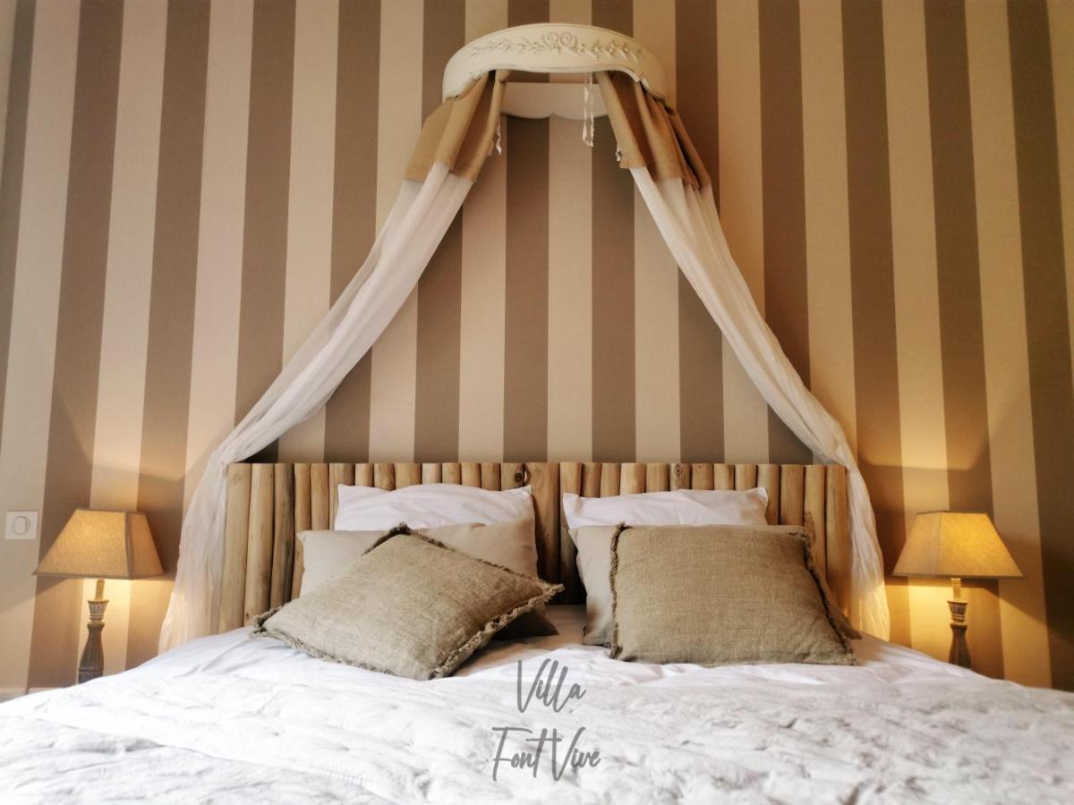 Villa Font Vive - Chambres D'Hotes Eco-Labellisees Avec Cuisine - Confort, Calme Et Vue Exceptionnels ! Grospierres Luaran gambar