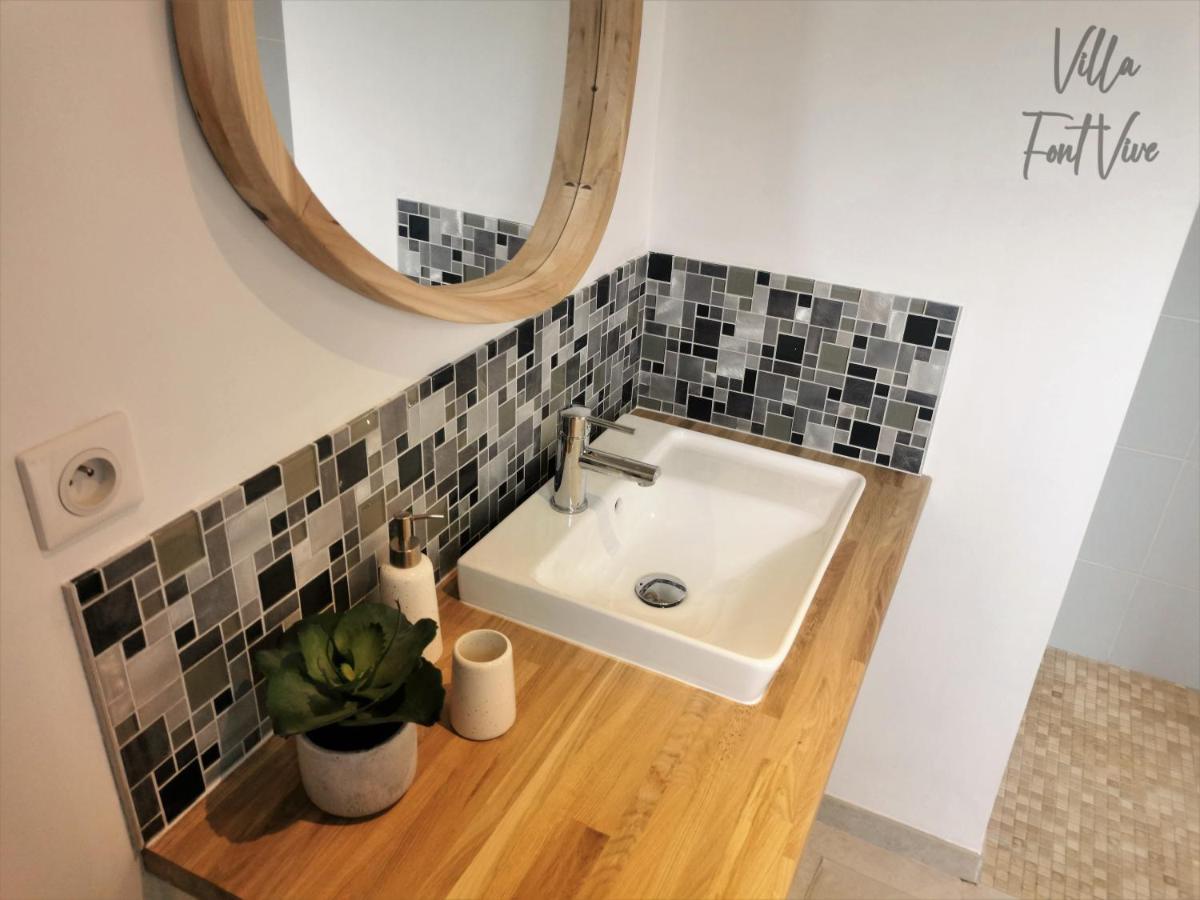 Villa Font Vive - Chambres D'Hotes Eco-Labellisees Avec Cuisine - Confort, Calme Et Vue Exceptionnels ! Grospierres Luaran gambar